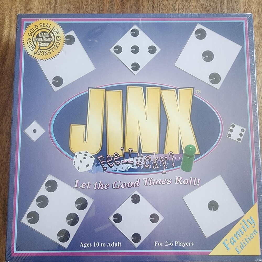 Game Development Group Jinx Feel Lucky? Dice Game Family 2-6 Players New Sealed
